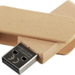 Pendrive biodegradowalny - twister 64GB 3.0 Beżowy