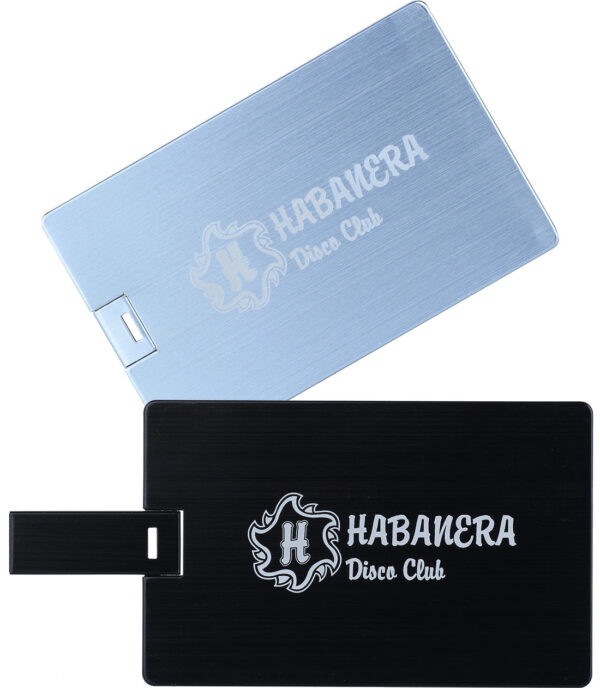 Pendrive karta z metalu 64GB 2.0 Szary