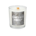 Świeca sojowa 190g Cotton Fresh Przeźroczysty