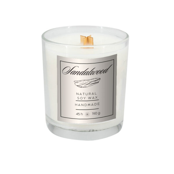 Świeca sojowa 190g Cotton Fresh Przeźroczysty