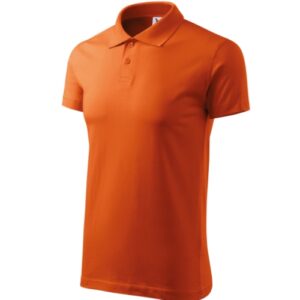 Single J. 202 Koszulka polo męska Pomarańczowy - 11