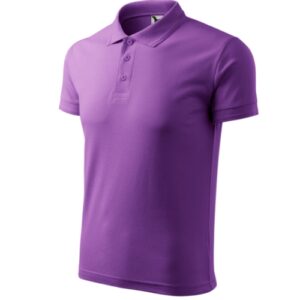 Pique Polo 203 Koszulka polo męska Fioletowy - 64