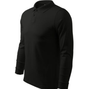 Single J. LS 211 Koszulka polo męska Czarny - 01