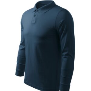 Single J. LS 211 Koszulka polo męska Granatowy - 02