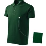 Cotton 212 Koszulka polo męska Dark green - D3