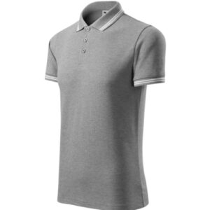 Urban 219 Koszulka polo męska Ciemnoszary melanż - 12