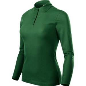 Pique Polo LS 231 Koszulka polo damska Zieleń butelkowa - 06
