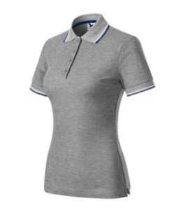 Focus 233 Koszulka polo damska Ciemnoszary melanż - 12