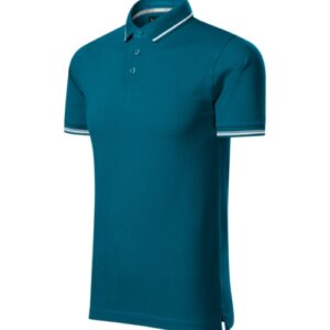 Perfection plain 251 Koszulka polo męska Petrol blue - 93