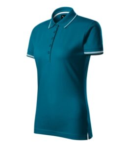 Perfection plain 253 Koszulka polo damska Petrol blue - 93