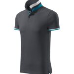 Collar Up 256 Koszulka polo męska Light anthracite - 83