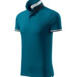 Collar Up 256 Koszulka polo męska Petrol blue - 93