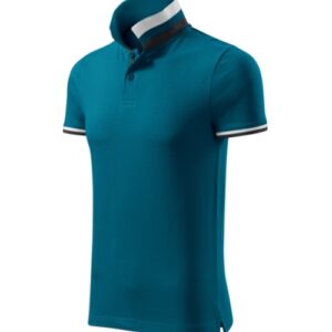 Collar Up 256 Koszulka polo męska Petrol blue - 93