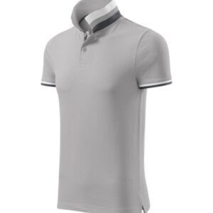 Collar Up 256 Koszulka polo męska Silver gray - A4
