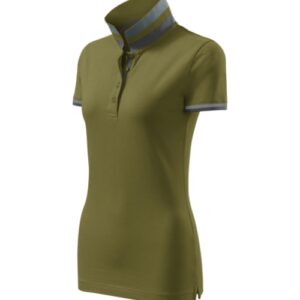 Collar Up 257 Koszulka polo damska Zieleń avocado - A3