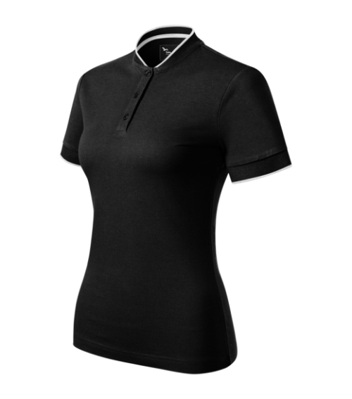Diamond 274 Koszulka polo damska Czarny - 01