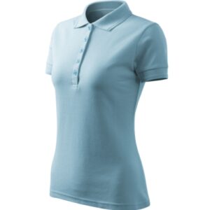 Pique Polo Free F10 Koszulka polo damska Błękitny - 15