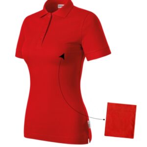 Resist Heavy Polo R21 Koszulka polo damska Czerwony - 07