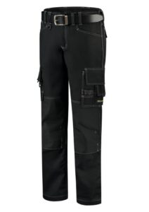 Cordura Canvas Work Pants T61 Spodnie robocze unisex Czarny - T1