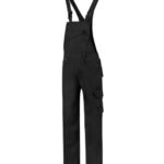 Dungaree Overall Industrial T66 Spodnie robocze ogrodniczki unisex Czarny - T1