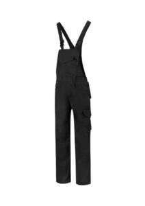 Dungaree Overall Industrial T66 Spodnie robocze ogrodniczki unisex Czarny - T1