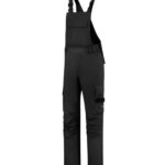 Bib & Brace Twill Cordura T67 Spodnie robocze ogrodniczki unisex Czarny - T1