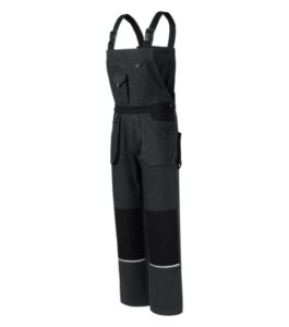 Woody W02 Spodnie robocze ogrodniczki męskie Ebony gray - 94