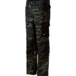Vertex Camo W09 Spodnie robocze męskie Camouflage dark gray - C2