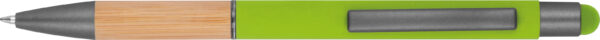 Długopis metalowy touch pen soft touch BRYGIDA Jasnozielony