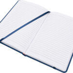 Notatnik A5 w linie z materiałów z recyklingu LORENA Niebieski