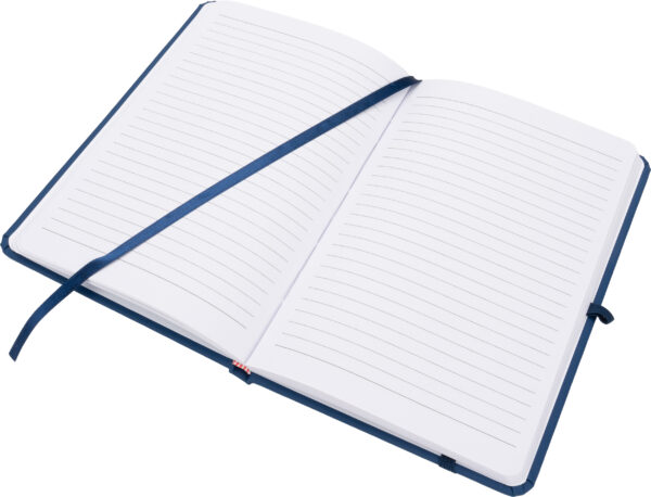 Notatnik A5 w linie z materiałów z recyklingu LORENA Niebieski