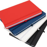 Notatnik A5 w linie z materiałów z recyklingu LORENA Niebieski