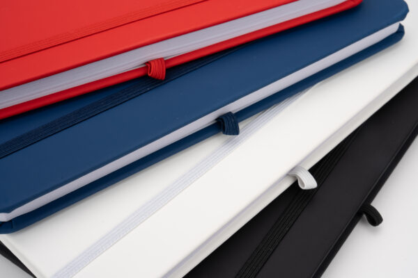 Notatnik A5 w linie z materiałów z recyklingu LORENA Niebieski