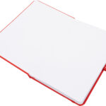 Notatnik A5 w linie z materiałów z recyklingu LORENA Czerwony