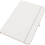 Notatnik A5 w linie z materiałów z recyklingu LORENA Biały