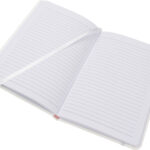 Notatnik A5 w linie z materiałów z recyklingu LORENA Biały