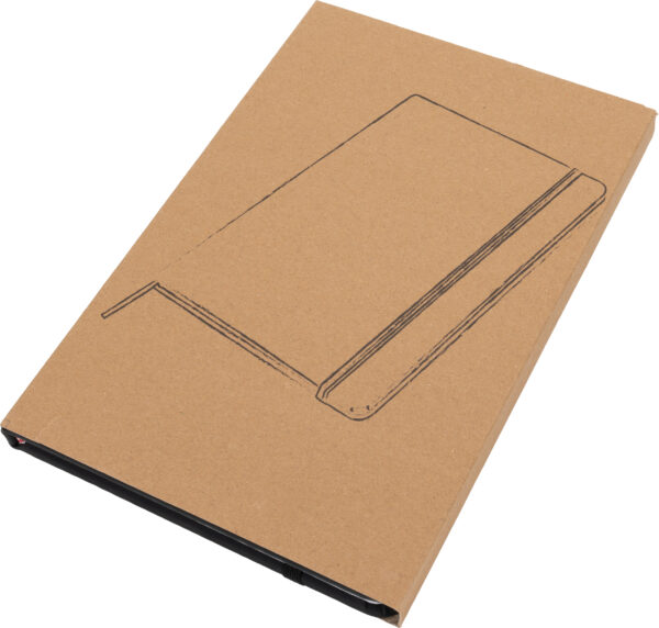 Notatnik A5 w linie z materiałów z recyklingu LORENA Biały